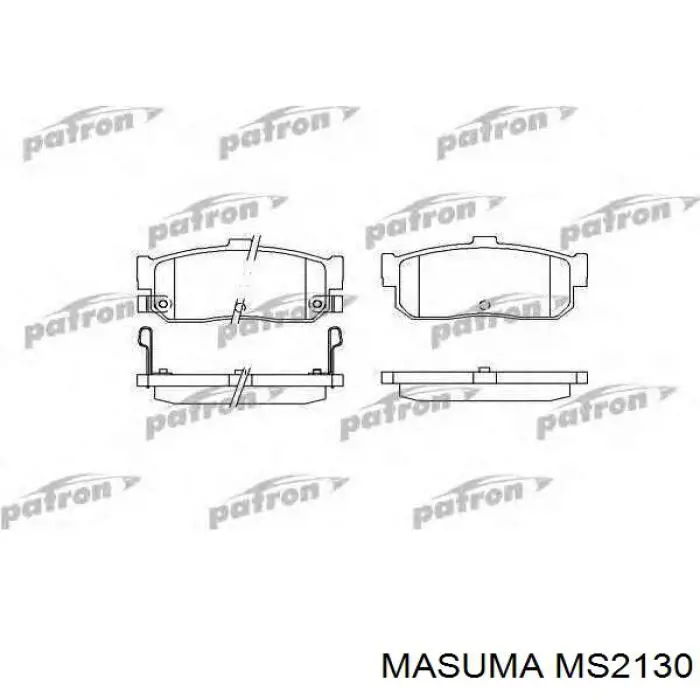 Задние дисковые колодки Masuma MS2130