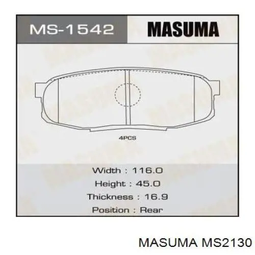 MS2130 Masuma