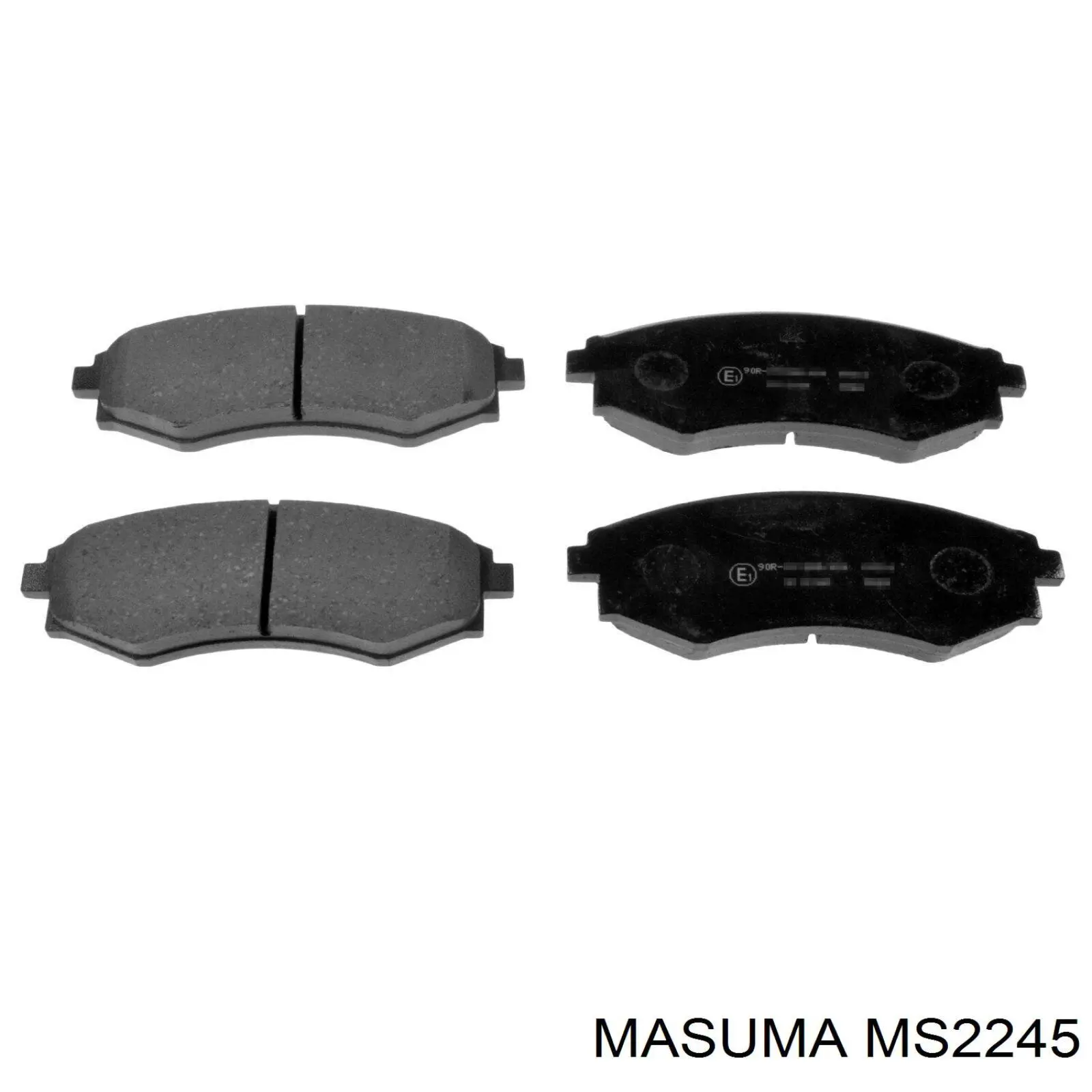 MS2245 Masuma колодки тормозные передние дисковые