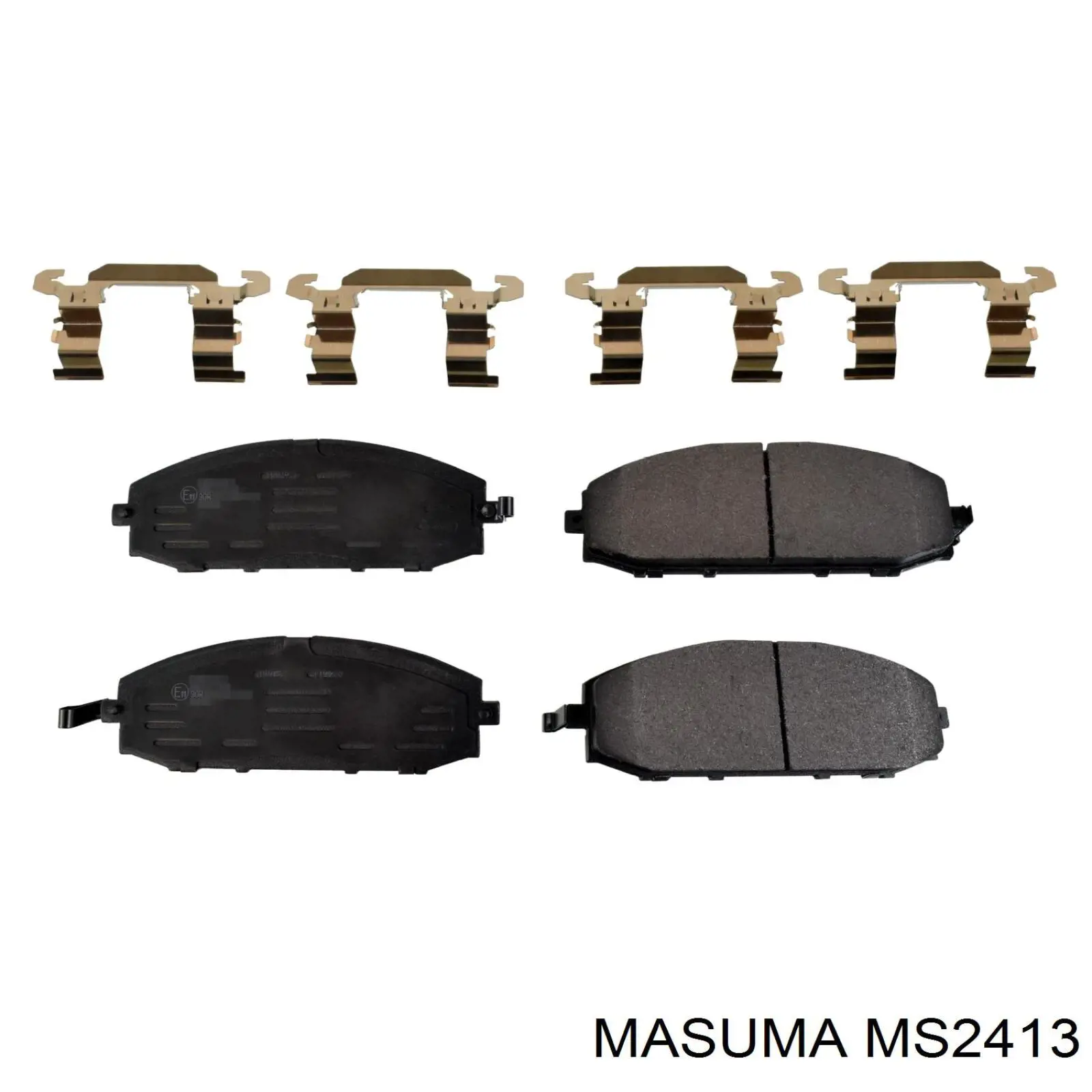 MS2413 Masuma колодки тормозные передние дисковые