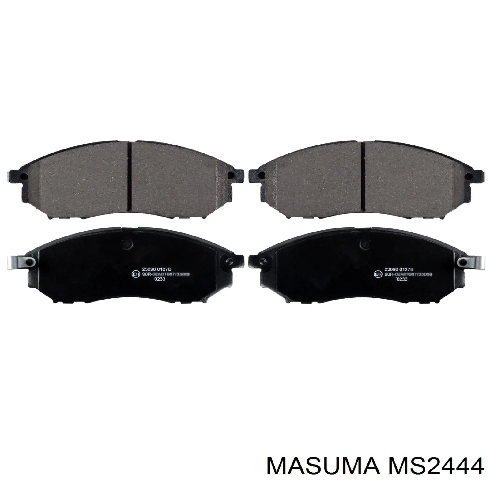Колодки гальмівні передні, дискові MS2444 Masuma