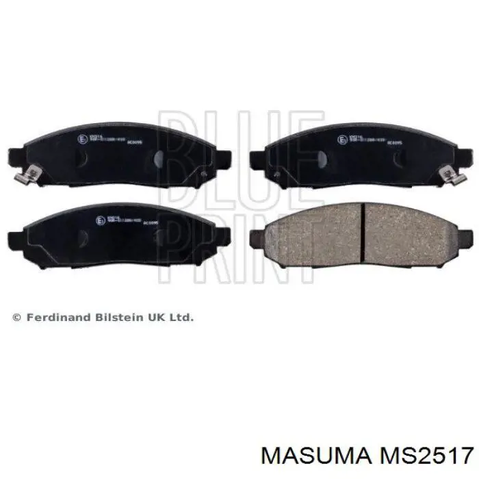 Купить MS2517 Masuma Колодки тормозные