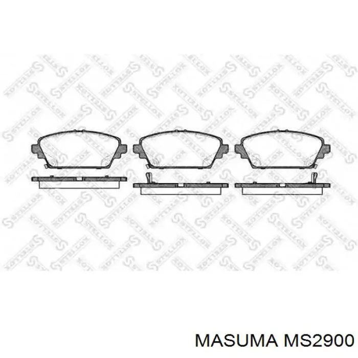 Колодки Masuma MS2900 цена, от 21.95 USD