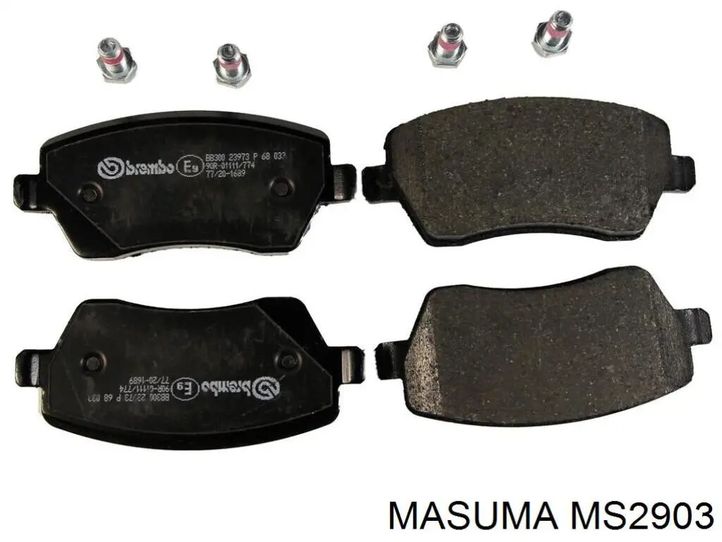 Колодки Masuma MS2903 цена, от 23.49 USD
