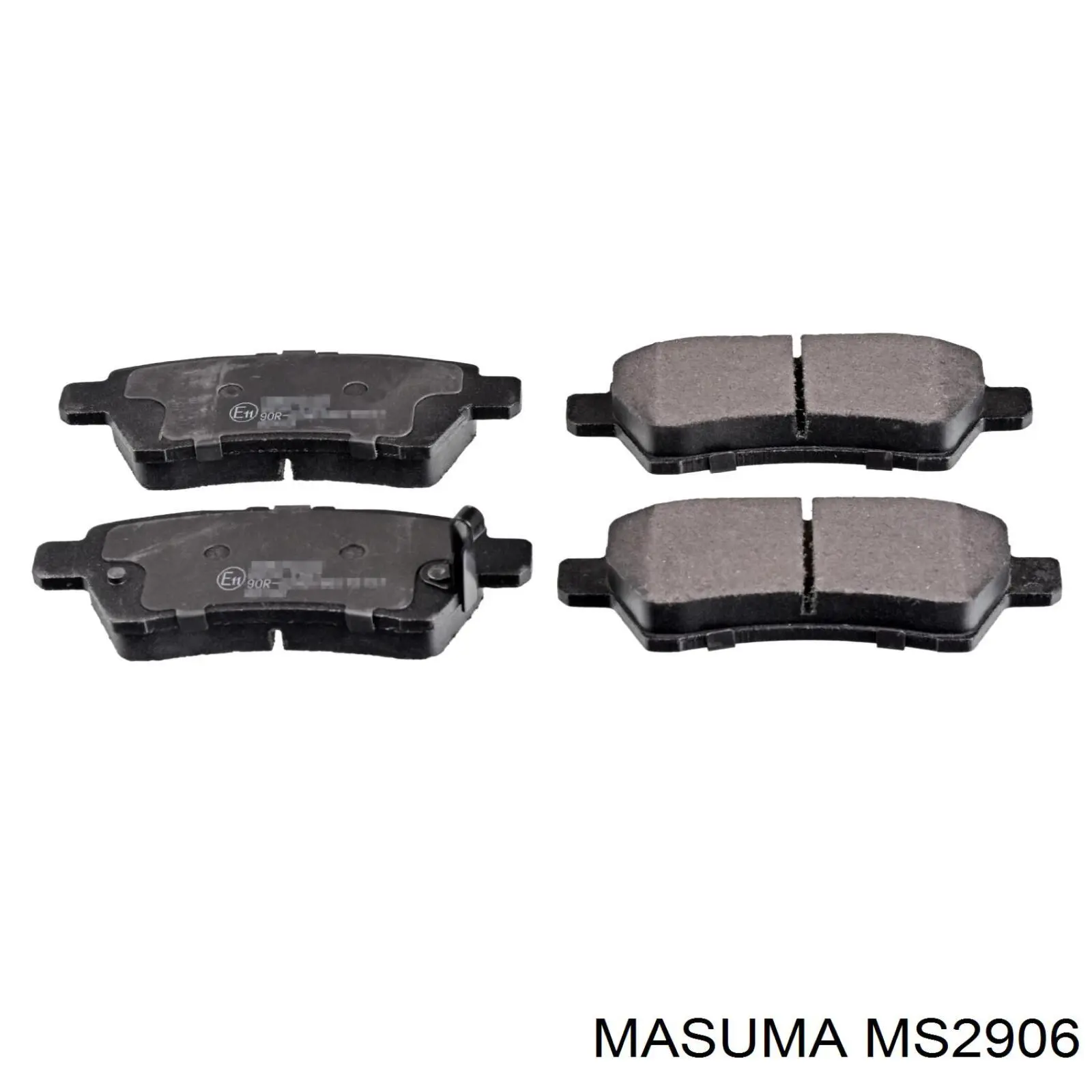 Задние тормозные колодки MS2906 Masuma