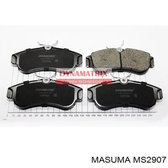 Передние тормозные колодки MS2907 Masuma