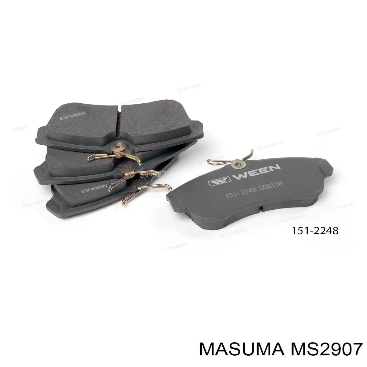 Колодки Masuma MS2907 цена, от 23.98 USD
