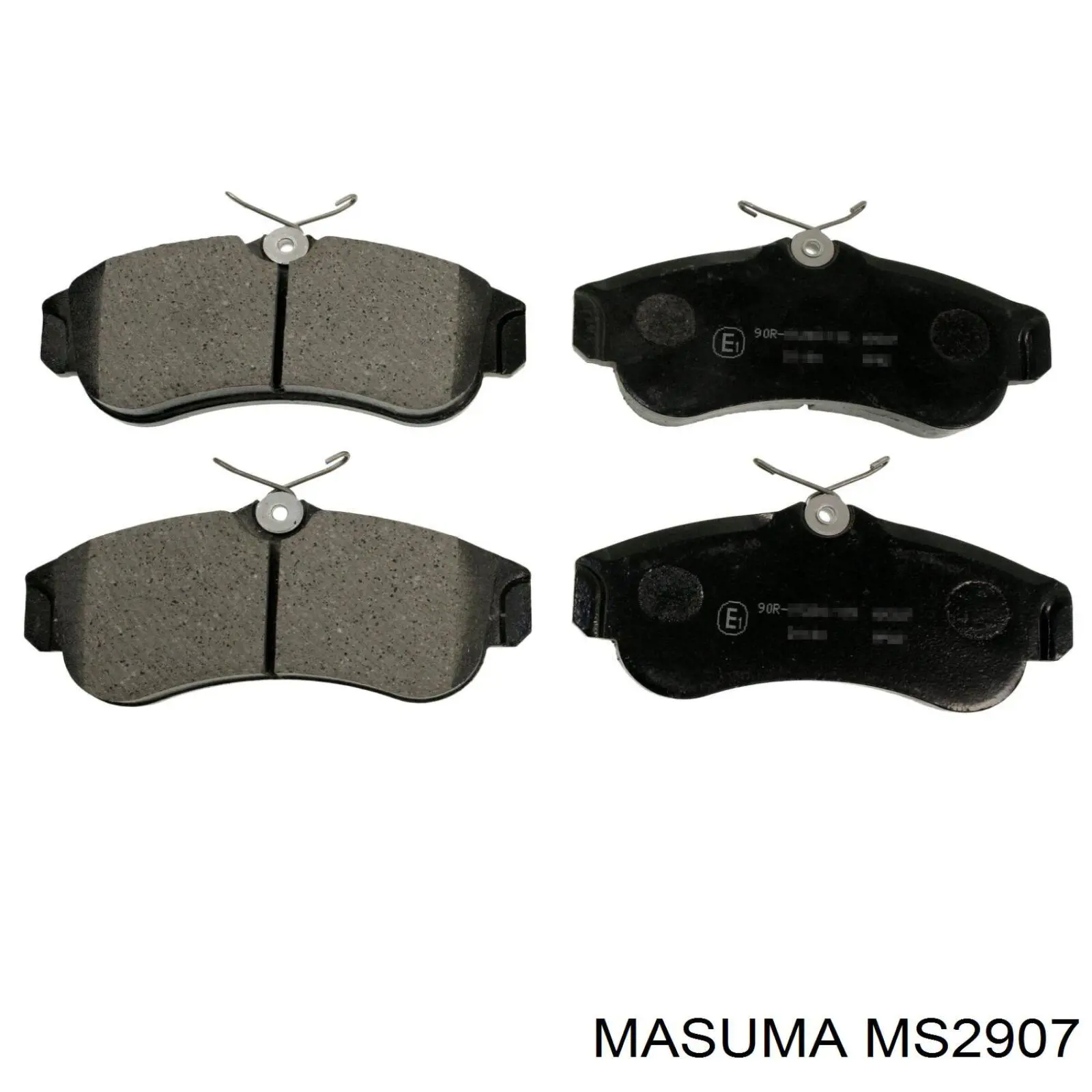 Передние тормозные колодки MS2907 Masuma