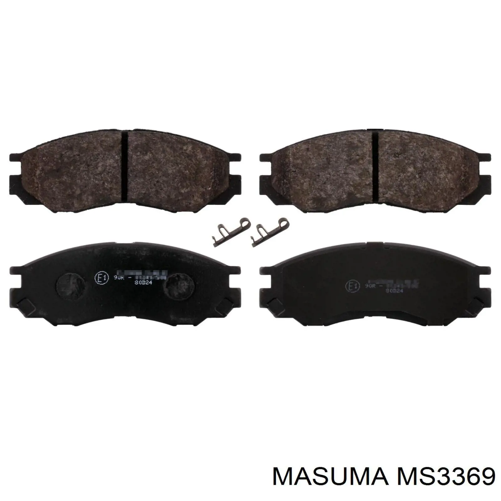 Передние тормозные колодки MS3369 Masuma