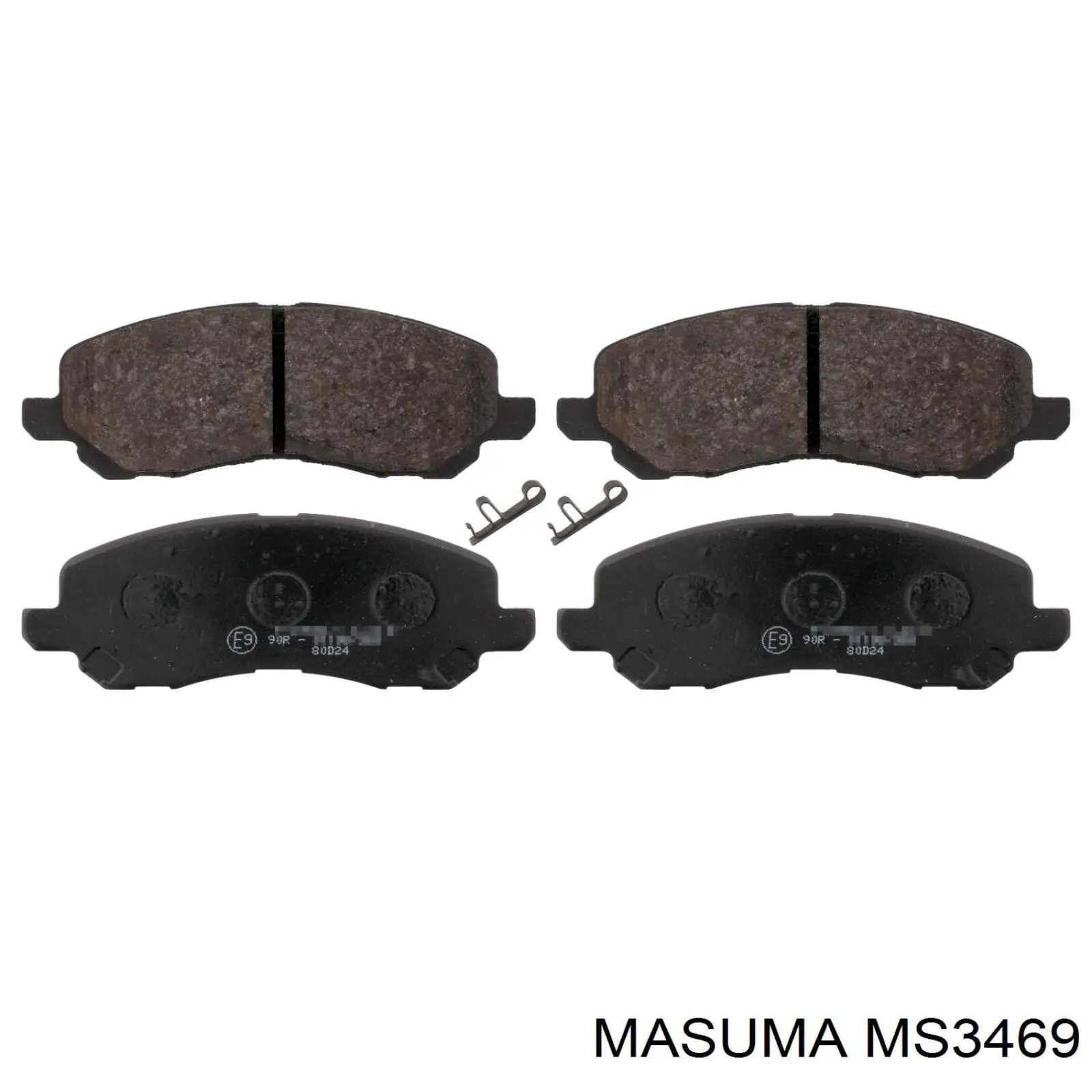 Передние тормозные колодки MS3469 Masuma