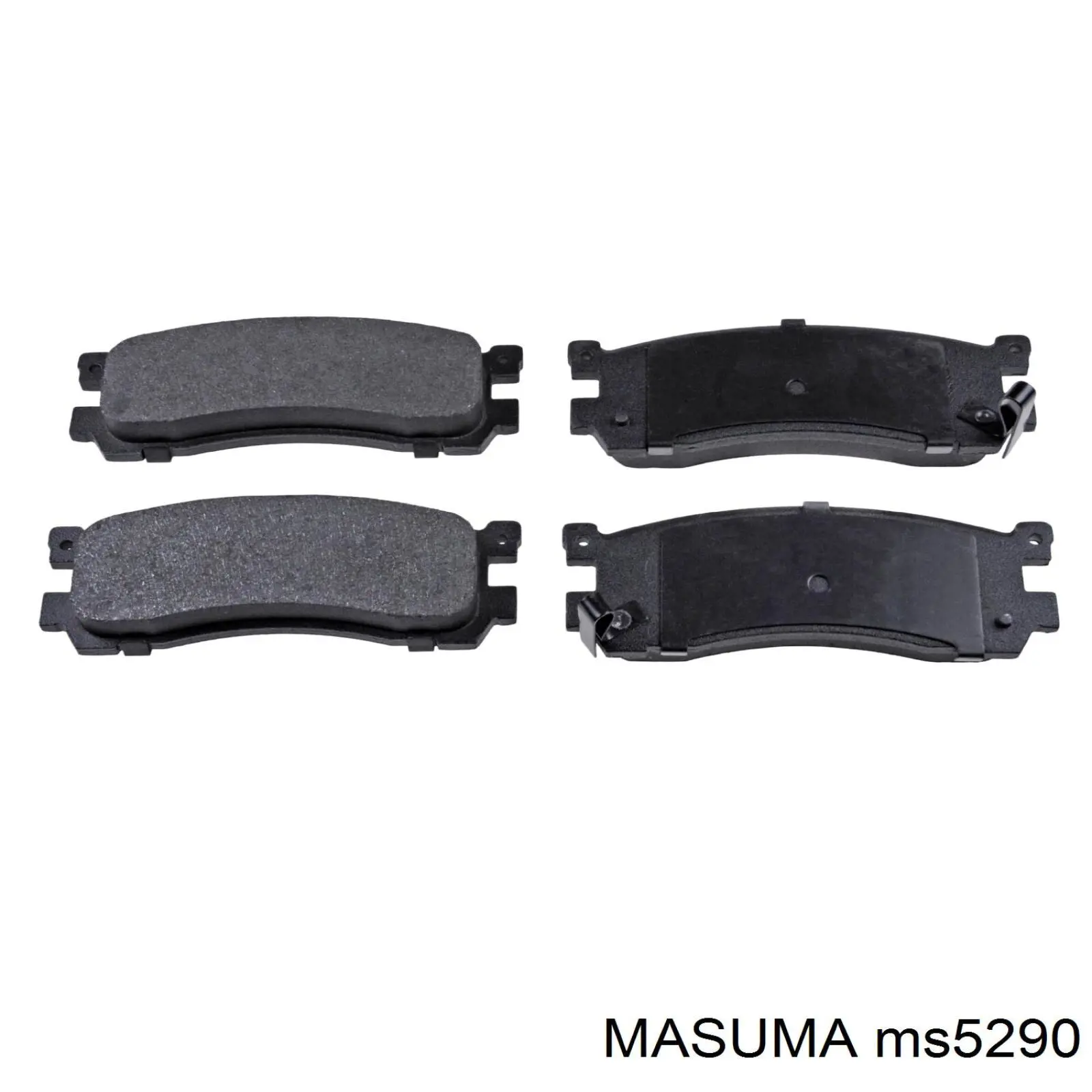 Колодки тормозные задние дисковые MASUMA MS5290