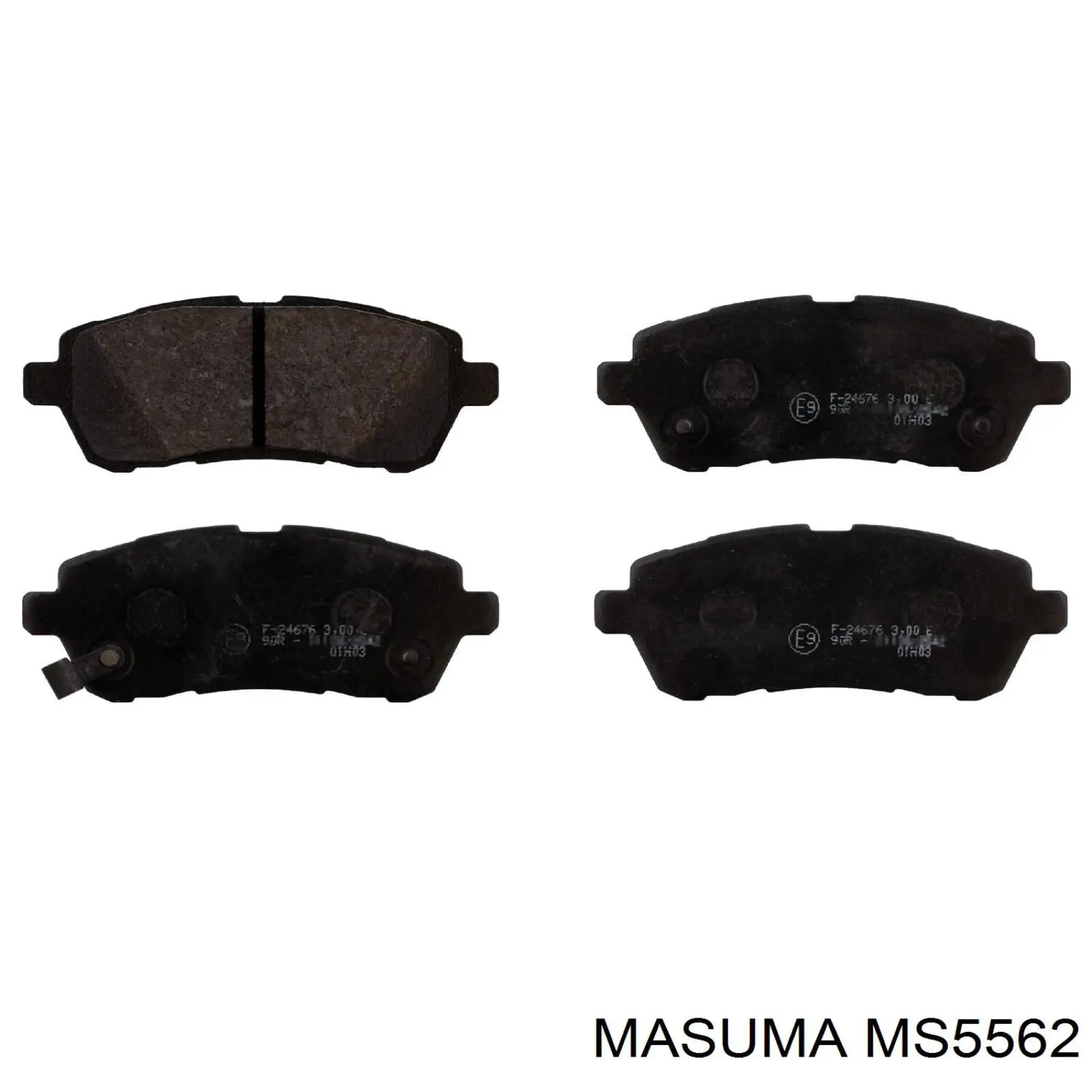 Передние тормозные колодки MS5562 Masuma