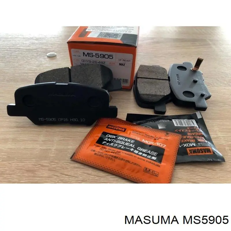 Колодки дисковые  Masuma MS5905 цена, от 20.68 USD