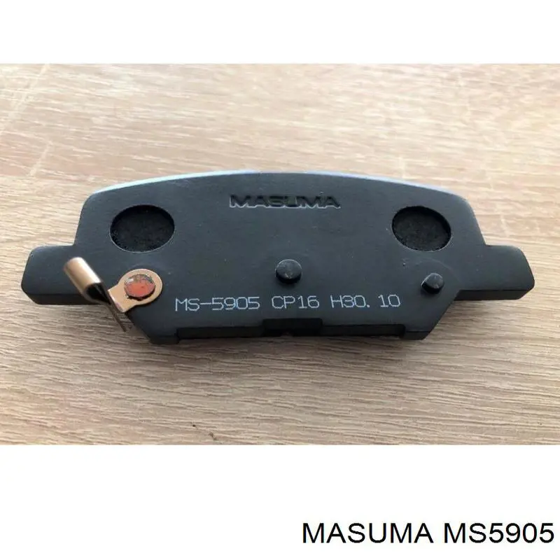 Купить MS5905 Masuma Колодки тормозные задние, дисковые