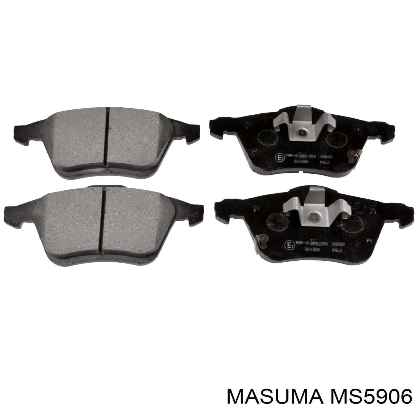 MS5906 Masuma колодки тормозные передние дисковые