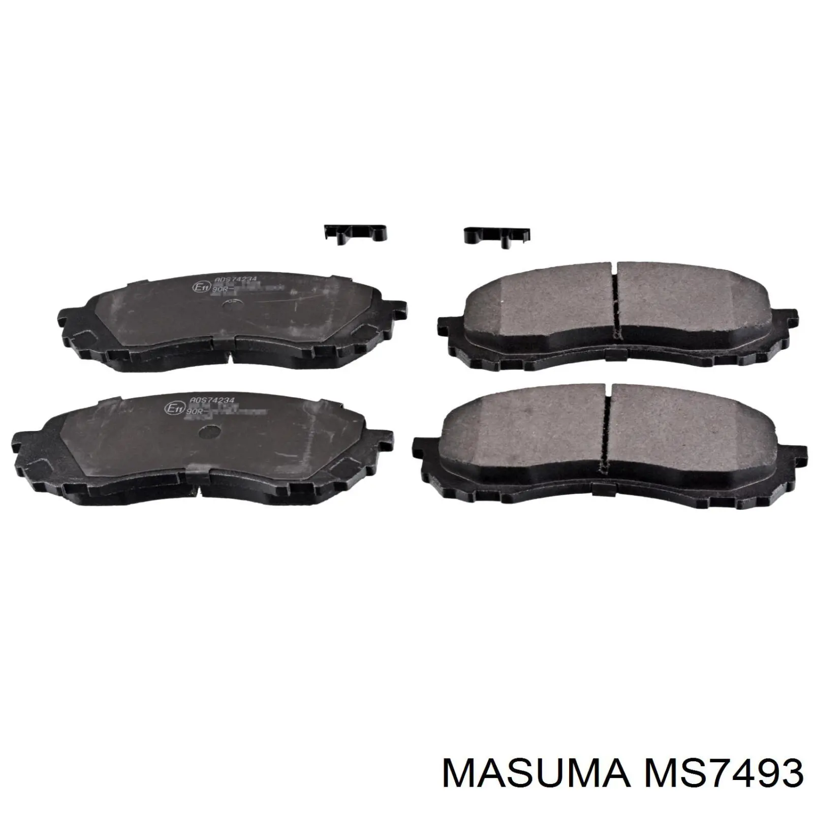 Колодки Masuma MS7493 цена, от 21.71 USD