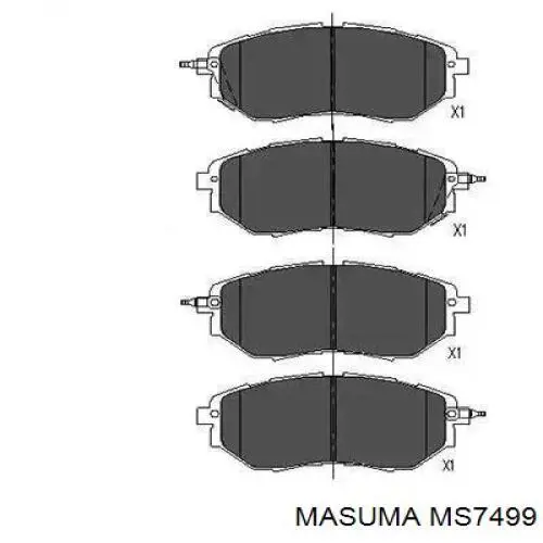 Передние тормозные колодки MS7499 Masuma