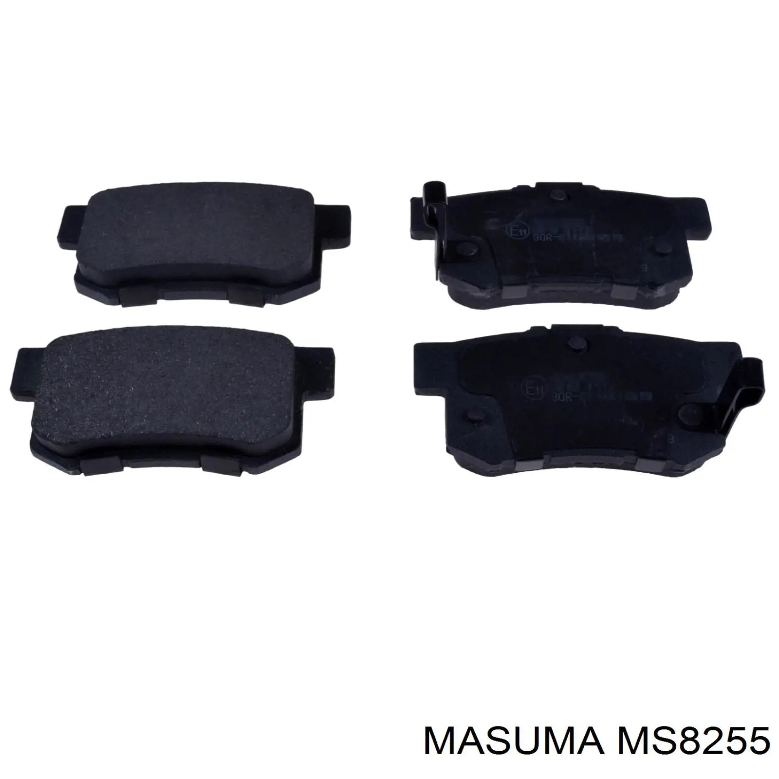 Колодки тормозные задние дисковые MASUMA MS8255