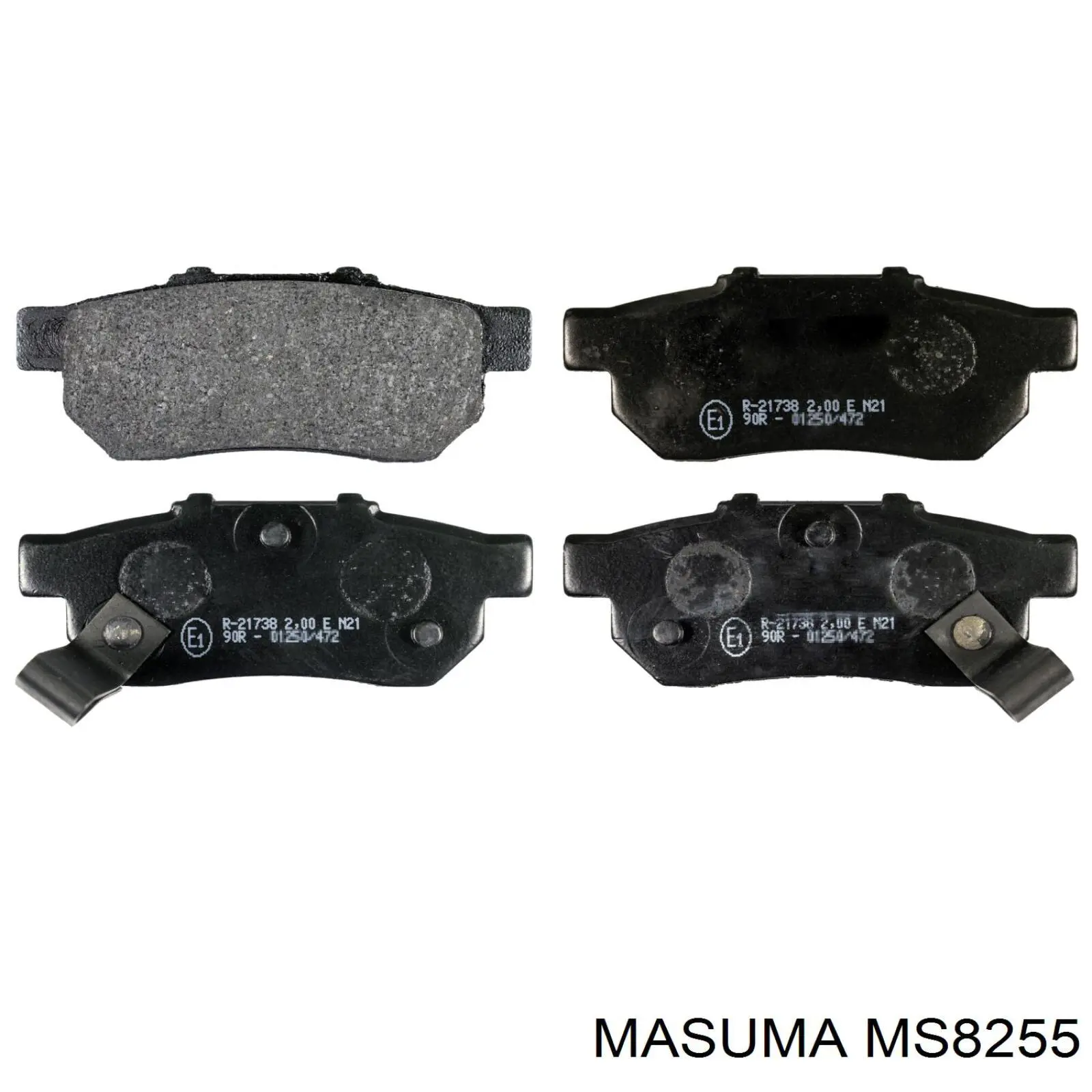 Колодки гальмові задні, дискові MS8255 Masuma
