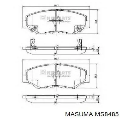 Купить MS8485 Masuma Колодки тормозные