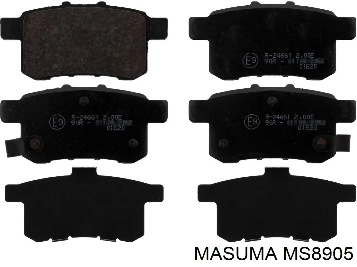 Колодки дисковые  Masuma MS8905 цена, от 19.83 USD