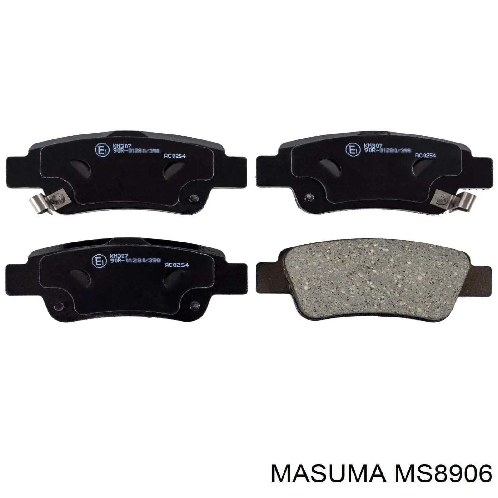 Купить MS8906 Masuma Колодки тормозные задние, дисковые