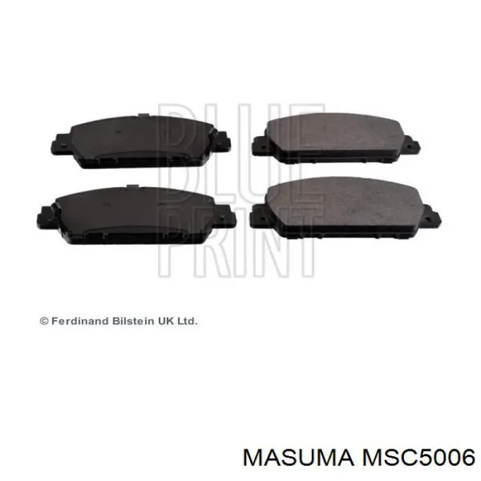 Передние тормозные колодки MSC5006 Masuma