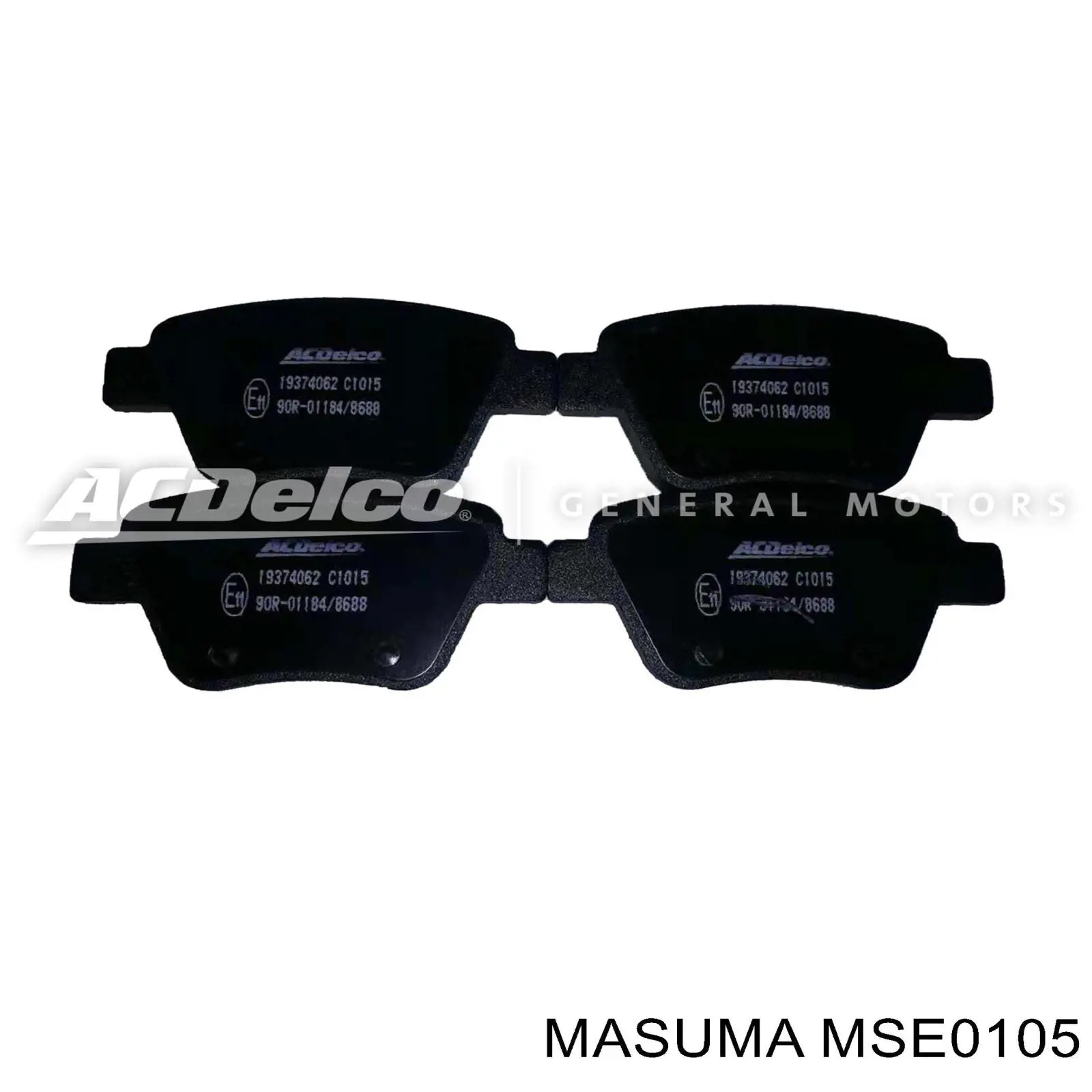 MSE0105 Masuma задние тормозные колодки