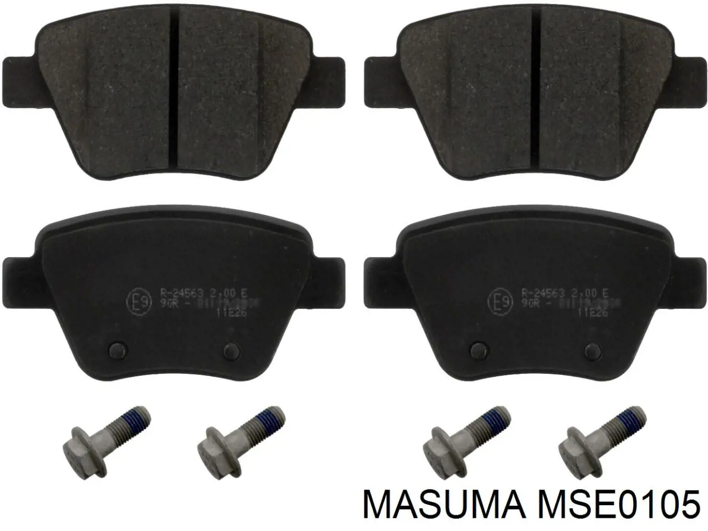 Задние тормозные колодки MSE0105 Masuma