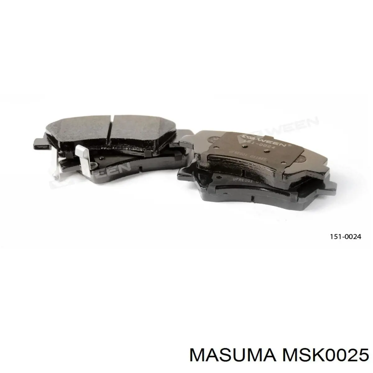 Колодки Masuma MSK0025 цена, от 26.35 USD