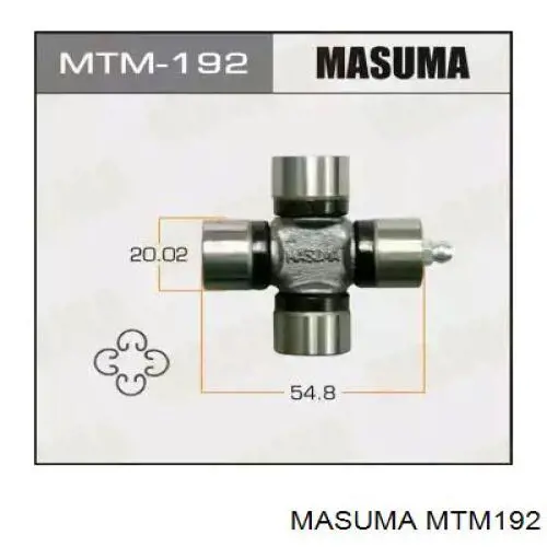 MTM-192 Masuma крестовина карданного вала заднего