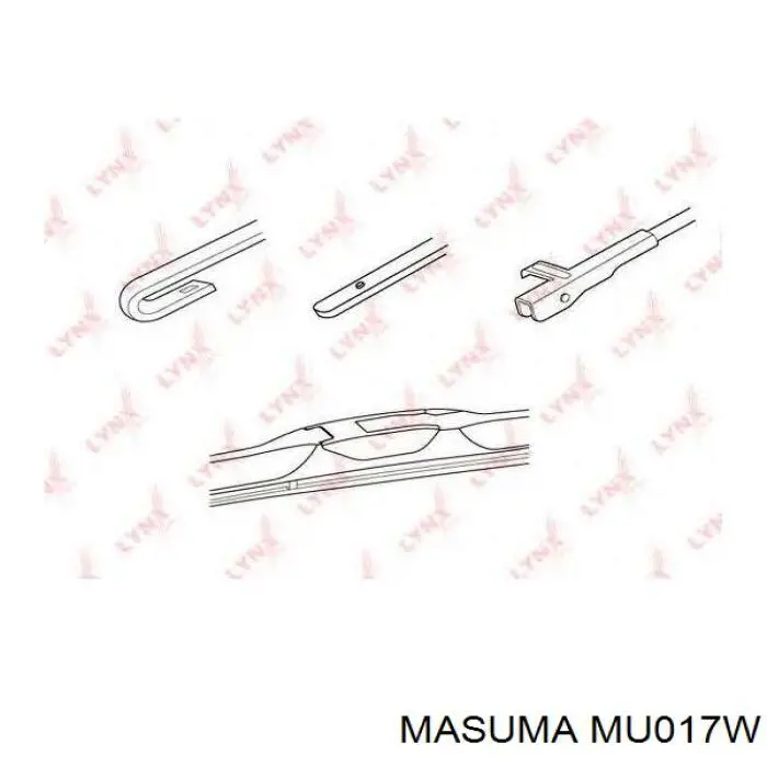Щетка-дворник лобового стекла пассажирская 288904BA1B Renault (RVI)