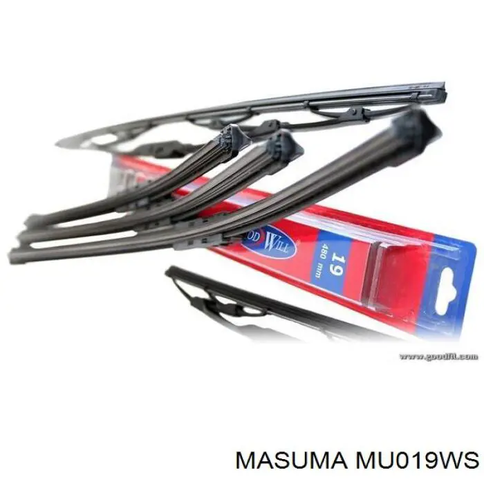 MU019WS Masuma Щетка стеклоочистителя лобового стекла, пассажирская