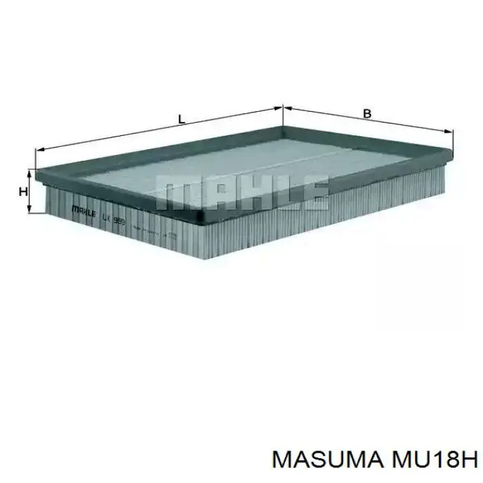 Щетка-дворник лобового стекла, пассажирская Masuma MU18H цена, от 3.92 USD