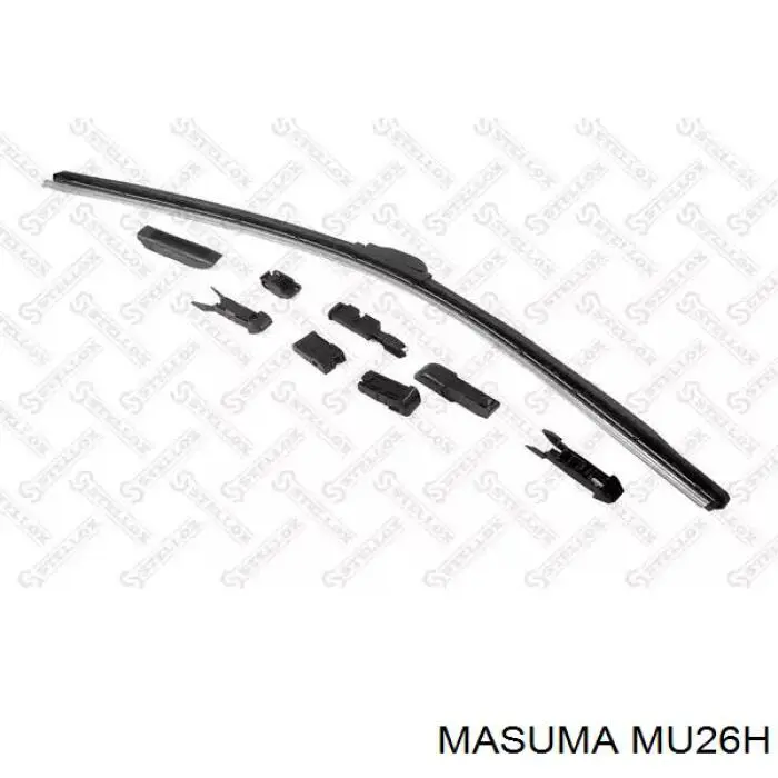 Щетка стеклоочистителя лобового стекла, водительская Masuma MU26H цена, от 10.90 USD
