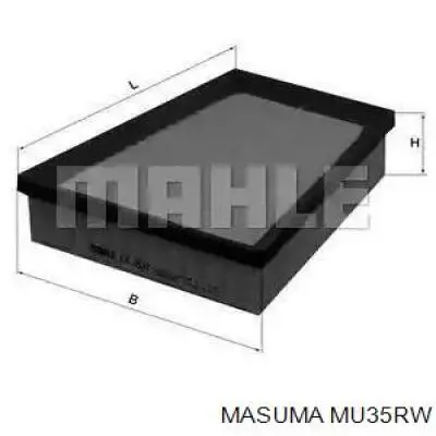 Купить MU35RW Masuma Дворник стеклоочистителя задний