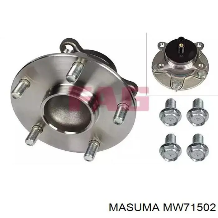 Купить MW71502 Masuma Задняя шпиндель