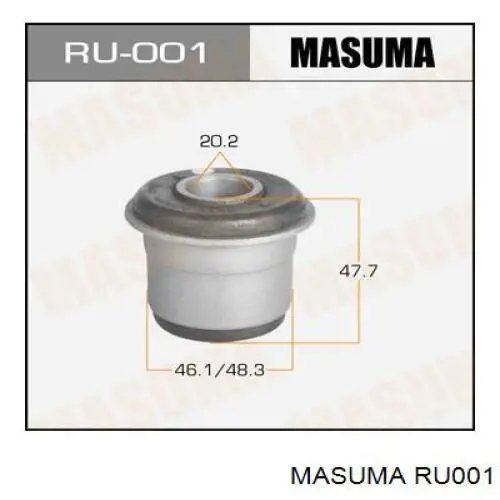 Сайлентблок переднего верхнего рычага MASUMA RU001