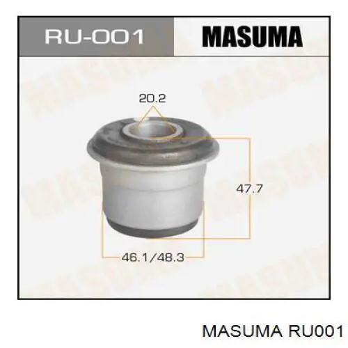 Сайлентблок переднего верхнего рычага RU001 Masuma