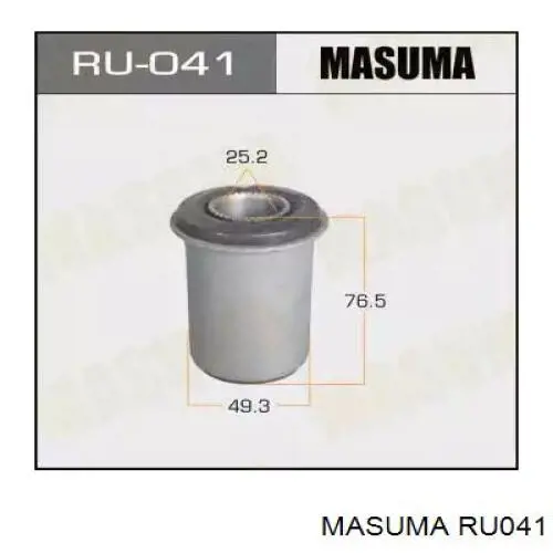 Сайлентблок переднего верхнего рычага MASUMA RU041