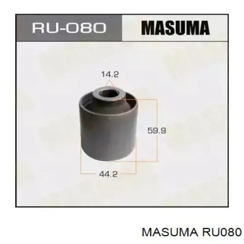 RU080 Masuma сайлентблок заднего продольного нижнего рычага