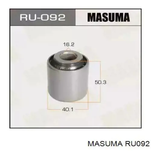 Сайлентблок тяги передней поперечной Masuma RU092