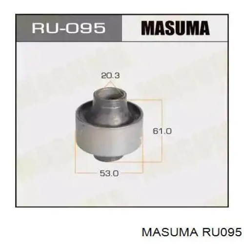 RU095 Masuma сайлентблок переднего нижнего рычага