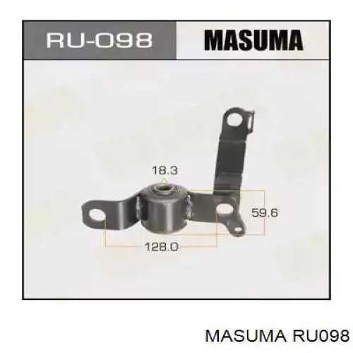 RU098 Masuma сайлентблок переднего нижнего рычага