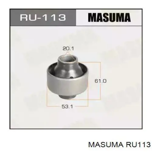 RU113 Masuma сайлентблок переднего нижнего рычага