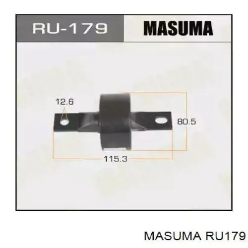 RU179 Masuma сайлентблок заднего продольного рычага передний