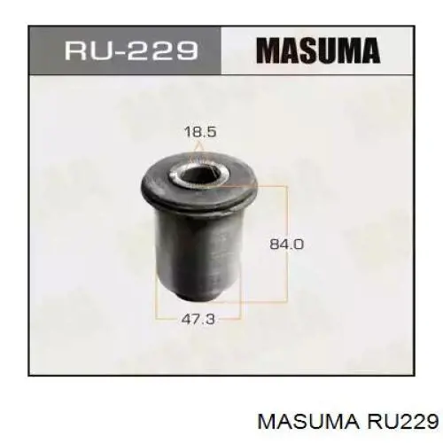 RU229 Masuma сайлентблок переднего нижнего рычага