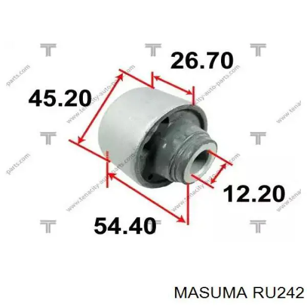 Сайлентблок передней подвески Masuma RU242 цена, от 6.24 USD