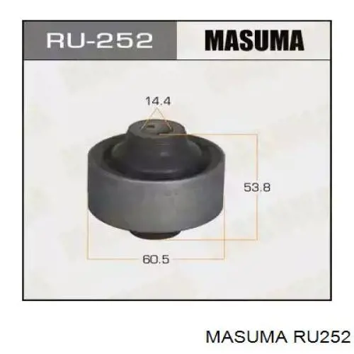 RU252 Masuma сайлентблок переднего нижнего рычага