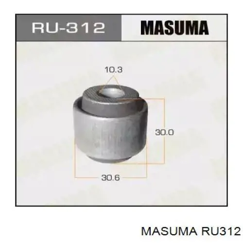 RU312 Masuma сайлентблок заднего нижнего рычага